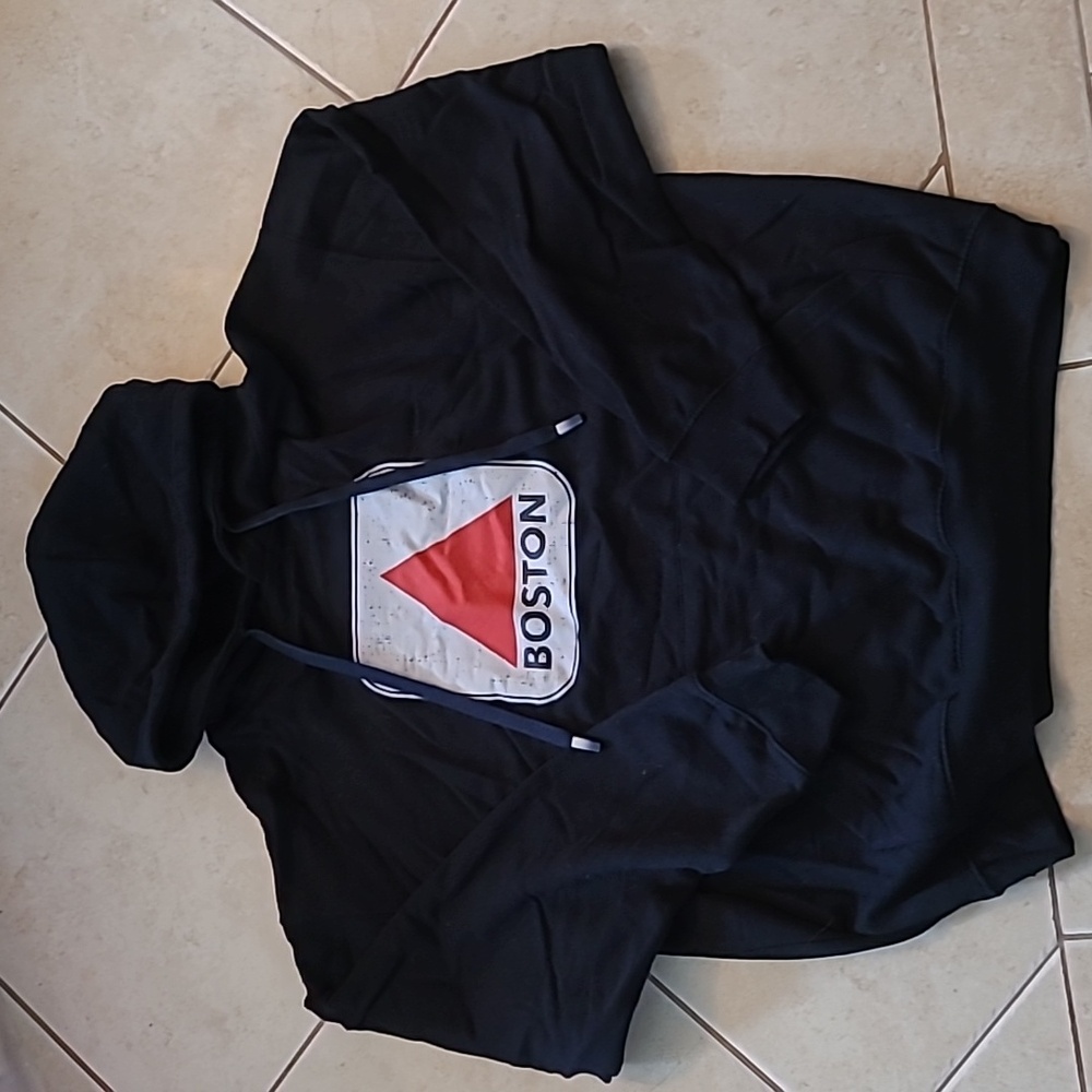 Men Hoodie size XL dark blue Boston logo